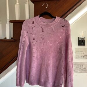 GAP Light Purple Women's Crew Neck Sweater